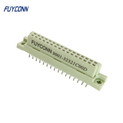 DIN Signal Type 2B Female Solder Straight 32-Pole, Replace Harting P/N 09 22 232 6824 DIN 41612 2B032FS-2