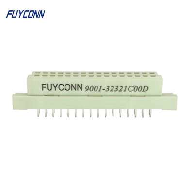 DIN Signal Type 2B Female Solder Straight 32-Pole, Replace Harting P/N 09 22 232 6824 DIN 41612 2B032FS-2