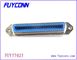 Centronic Solder Pins Female DDK Ribbon Cable Connector With nuts
