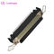 50Pin Centronic Right Angle PCB Female Printer Connector with Bail Clip