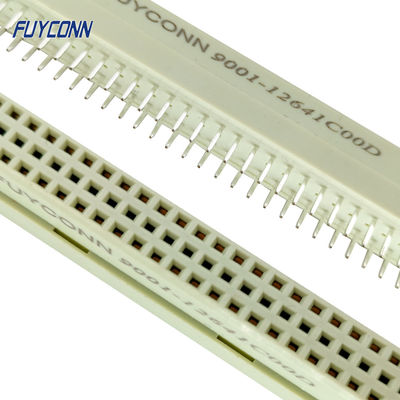 DIN 41612 Connector 2.54mm Pitch PCB Vertical Female Euro Connector 2*32pin 2*64pin