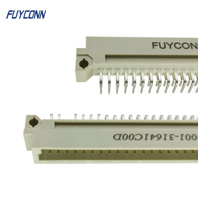 2.54mm 2 Rows PCB Right Angle 2*32P 64 Pin Male 41612 Euro Connector