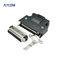 50 Pin Servo Connector Male Mini Solder Type Servo SCSI Cable Connector W/ Cover