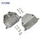 ISO9001 Metal Backshell Zinc D Sub Cover For 37P D Sub Connector