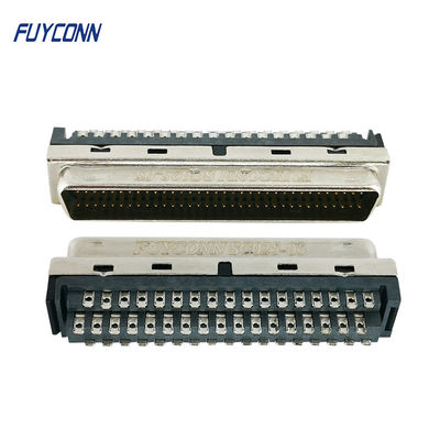 Male Cable SCSI Connector 68 Pin With Solder Terminal MDR Cable Connector