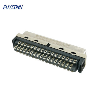 Male Cable SCSI Connector 68 Pin With Solder Terminal MDR Cable Connector