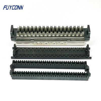 Cable MDR SCSI Connector 1.27mm 68 Pin IDC Crimping Mini D Ribbon Connector Male
