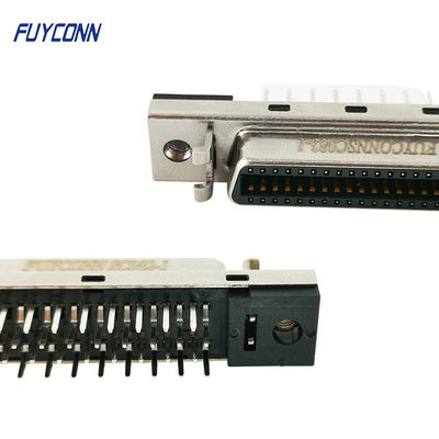 Mini D Ribbon Connector MDR Straight PCB 36 Pin SCSI Connector with Fixness