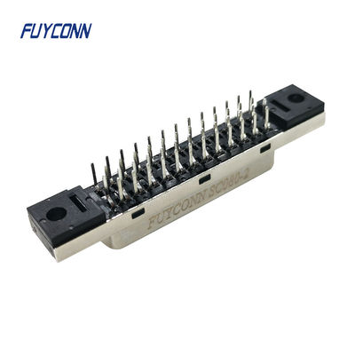 50Pin PCB SCSI Connector 180 Degree PCB Mounting Female MDR Connector 1.27mm Pitch