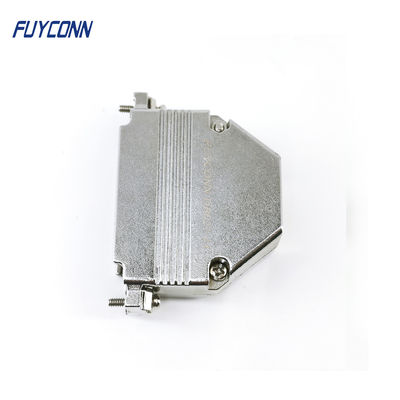 Nickel Plated Metal 50 Position D SUB Connector Hood With Screws