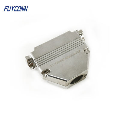 Nickel Plated Metal 50 Position D SUB Connector Hood With Screws