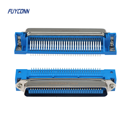 DIP Socket 64 Pin Mini Centronics Connector Male PCB Right Angle