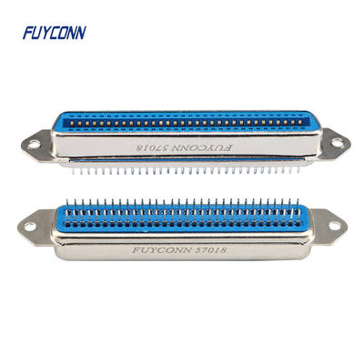 90 Degree 36 Pin Centronics Female Connector DIP Type Right Angle Receptacle