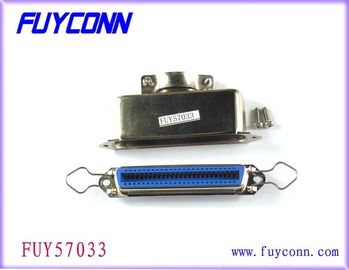 14 24 36 50 pin Solder Type Ribbon Cable Connector W/ Straight Metal Hood