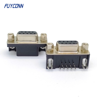 9pin DSUB Connector Right Angle PCB D-SUB Female Connector (8.08mm)