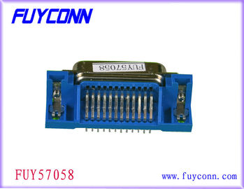 50 Pin Centronic PCB Right Angle Female Connector Certified UL