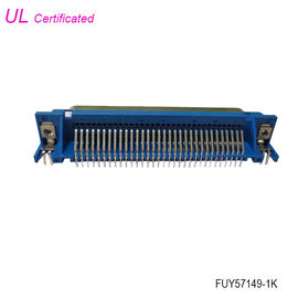 64 Pin Centronics Connector Right Angle PCB Female 32pairs Connector with board lock