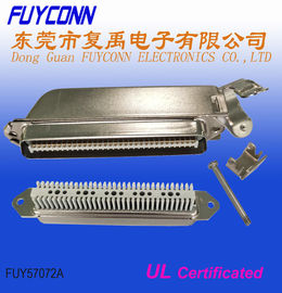 TYCO 64 Pin Male Centronic Champ IDC Connectors with 45 degree Metal Cover Certificated UL