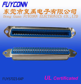64 Pin Female Centronics Connector 32 pairs Solder Type