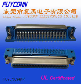 PCB Right Angle 64 Pin Centronics Female Connector 32pairs