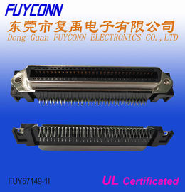 Centronic 64 Pin Right Angle Champ Connector , DDK Female PCB Connector