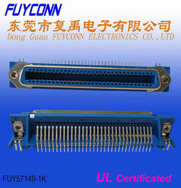 Champ DDK Female 64 Pin Centronics Connector PCB Right Angle 2.16mm pitch