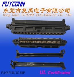 Ribbon Solder Receptacle 24 Pin Centronics Connector With wire clip