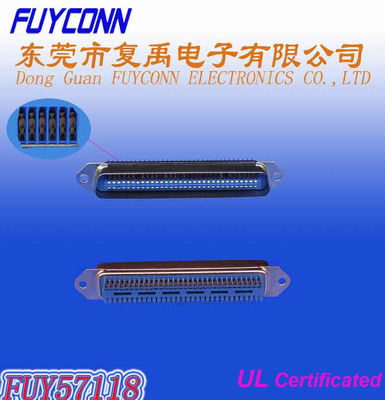 Amp 64 Pin Male IDC Champ Ribbon RJ21 Cable Connector Certificated UL