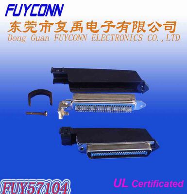 50 Pin Male Centronic Solder Connector with L Shape plastic housing
