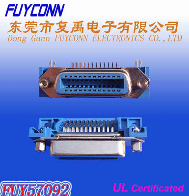 14 24 36 50Pin Centronic PCB Right Angle Female Champ Connector with spring latch