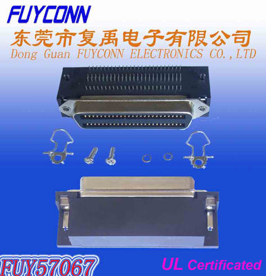 Centronics Connector 957 100 Pin Right Angle PCB Mounting Female Receptacle Connector 2.16mm pitch