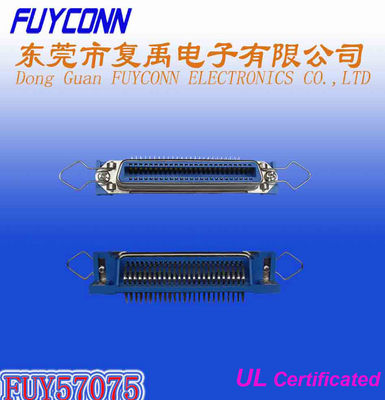 14 24 36 50 Pin Centronic PCB Right Angle Champ female Receptacle Connector with spring latch Certified UL
