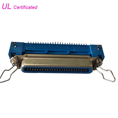 50 Pin Centronic Champ PCB Right Angle Female Connector with srping latch
