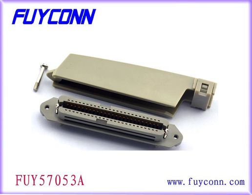 50 Pin Solder Champ Connector Female solder Connector With 90 degree plastic housing