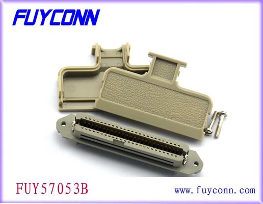 50 Pin DDK Receptacle Champ Connector , 180°Cable Outlet Connector