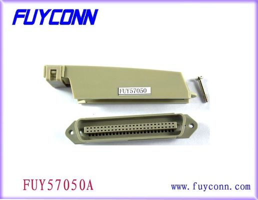 90 degree Plastic hood Connector, Champ Centronic Solder 50 Pin Male Connectors