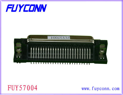14 Pin Centronic Ribbon PCB Right Angle Female Connector with pcb board lock