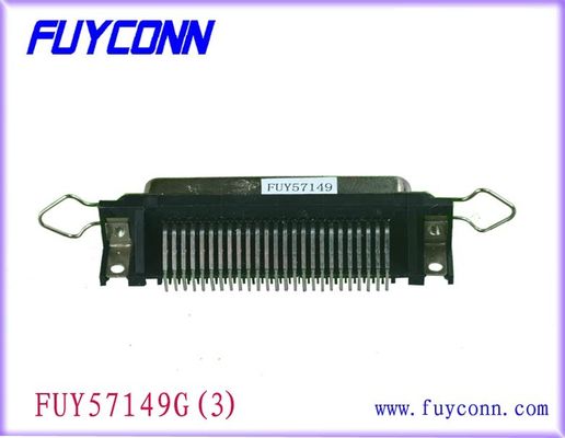 24 Pin Centronic PCB Right Angle DDK 40 Type Female with Spring Latches Connector Certified UL