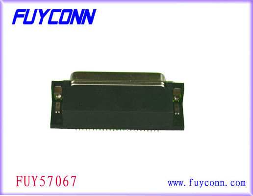 100 Pin Receptacle Centronics Connector PCB Mounting Righat Angle Header