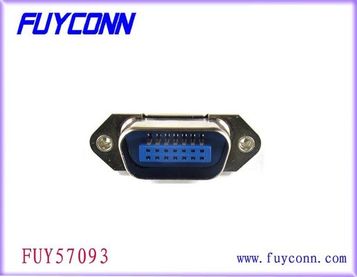 Male IEEE 1284 Connector, 36 Pin Centronics Champ PCB Straight Angle Plug Printer Connectors