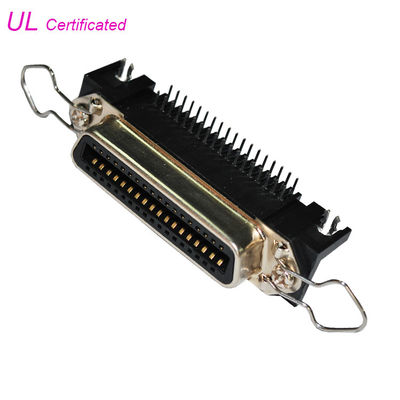 36 Pin Centronic PCB Right Angle Female Connector with Spring Latch