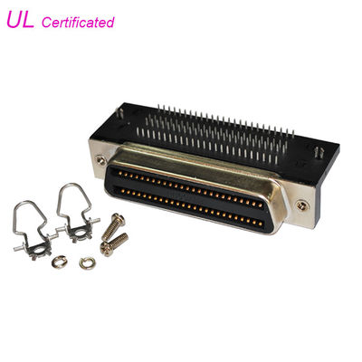 Amphonel Female 957 100 Pin PCB Mounting Right Angle Centronics Connector 2.16mm pitch