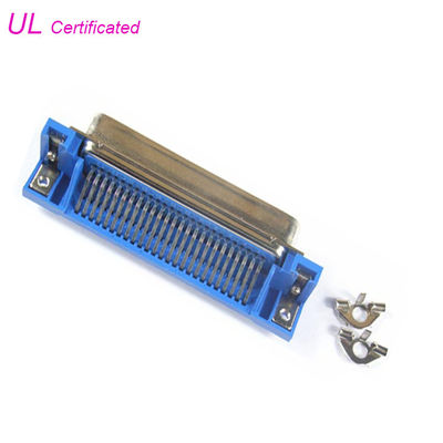 50 pin 25 Pair Centronic PCB Right Angle Champ Plug Connector male type Certified UL