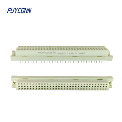 396 Eurocard Connector 180 Degree Straight Terminal 32 64 96 Pin DIN 41612 Connector