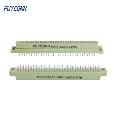 Straight PCB Eurocard Connector 2row 16 32 48 64 Pin Female 2*32pin 64P DIN41612 Connector