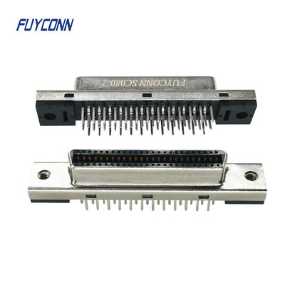 SCSI Female Vertical PCB Connector, 14P 26P 50P SCSI Connector