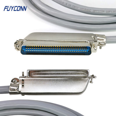 RJ21 IDC Cable Assembly 90 Degree Or 45 Degree Metal Cover Outlet