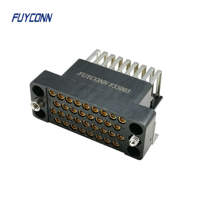 V.35 Female Connector 34pin Right Angle PCB Connector for Router with board lock