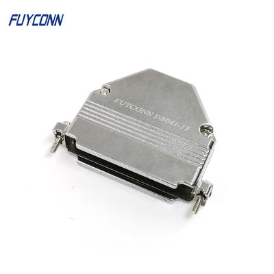 ISO9001 Metal Backshell Zinc D Sub Cover For 37P D Sub Connector
