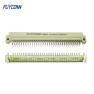 2 rows 2x32P 64PIN DIN 41612 Connector Right Angle PCB Plug Eurocard Male Connector
